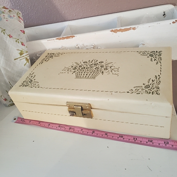 Vtg Purple Jewelry Box - Picture 9 of 11